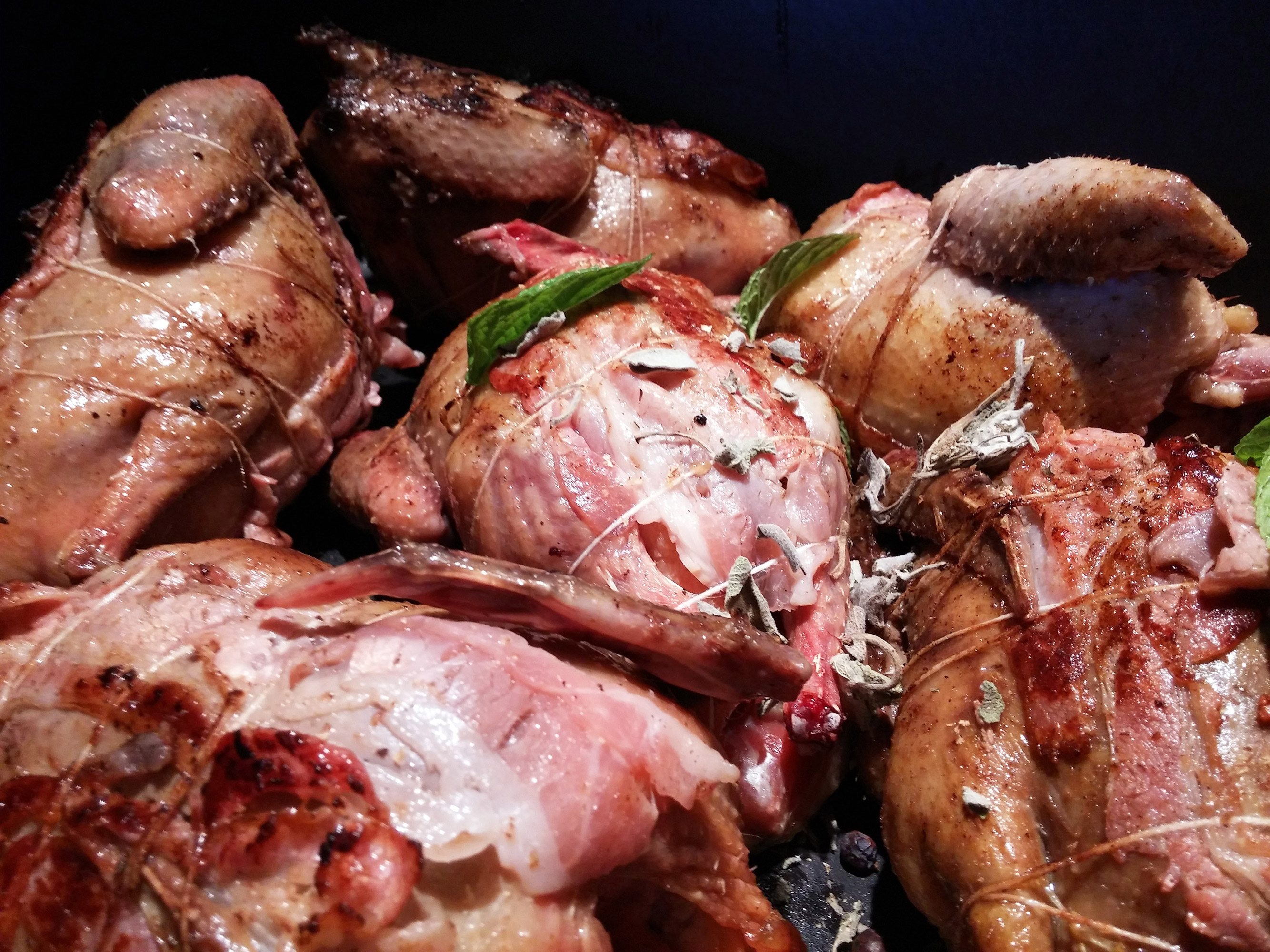 Pigeons au rhum et épices douces cuisson pigeon