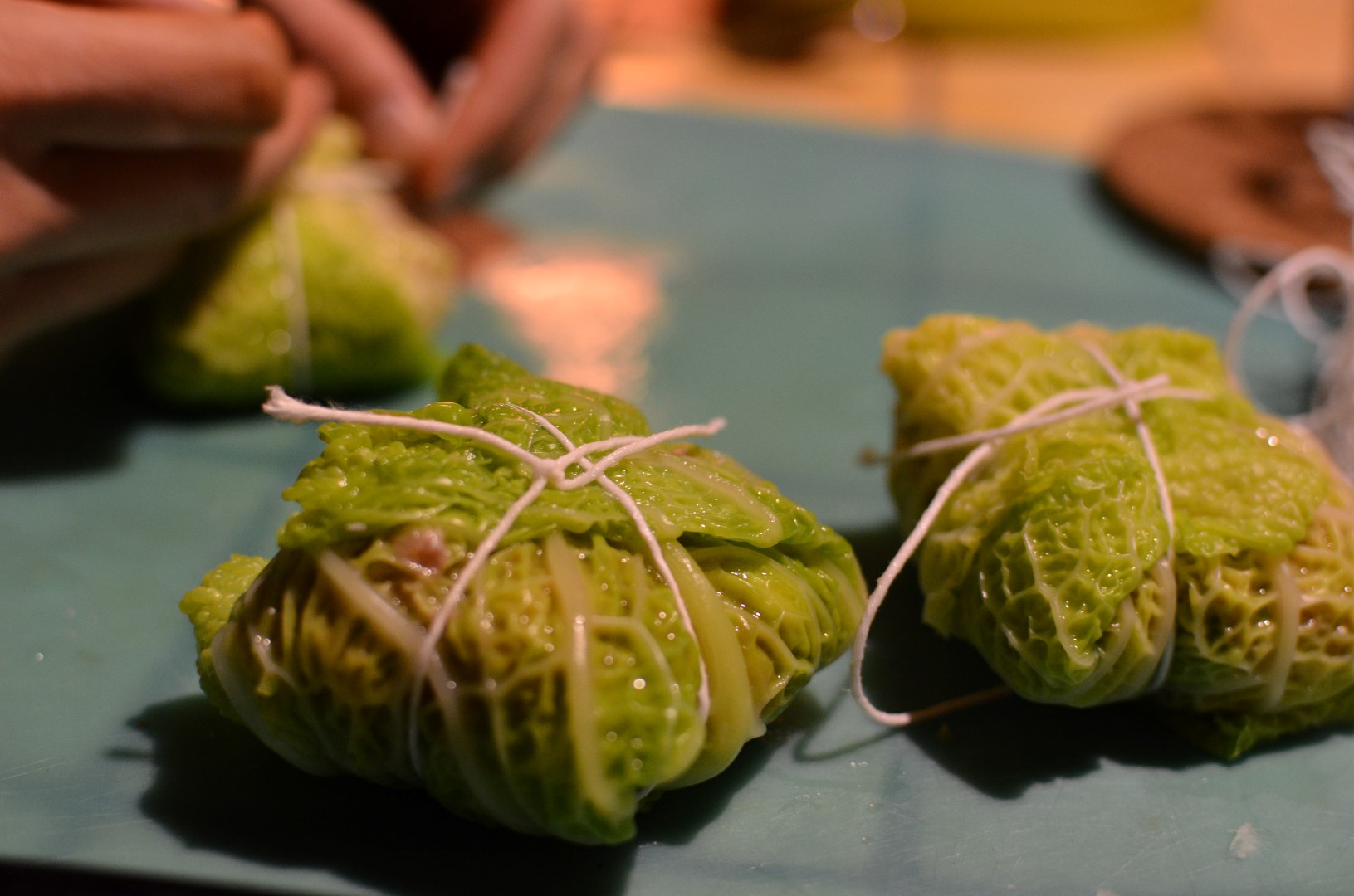 choux farcis pliage