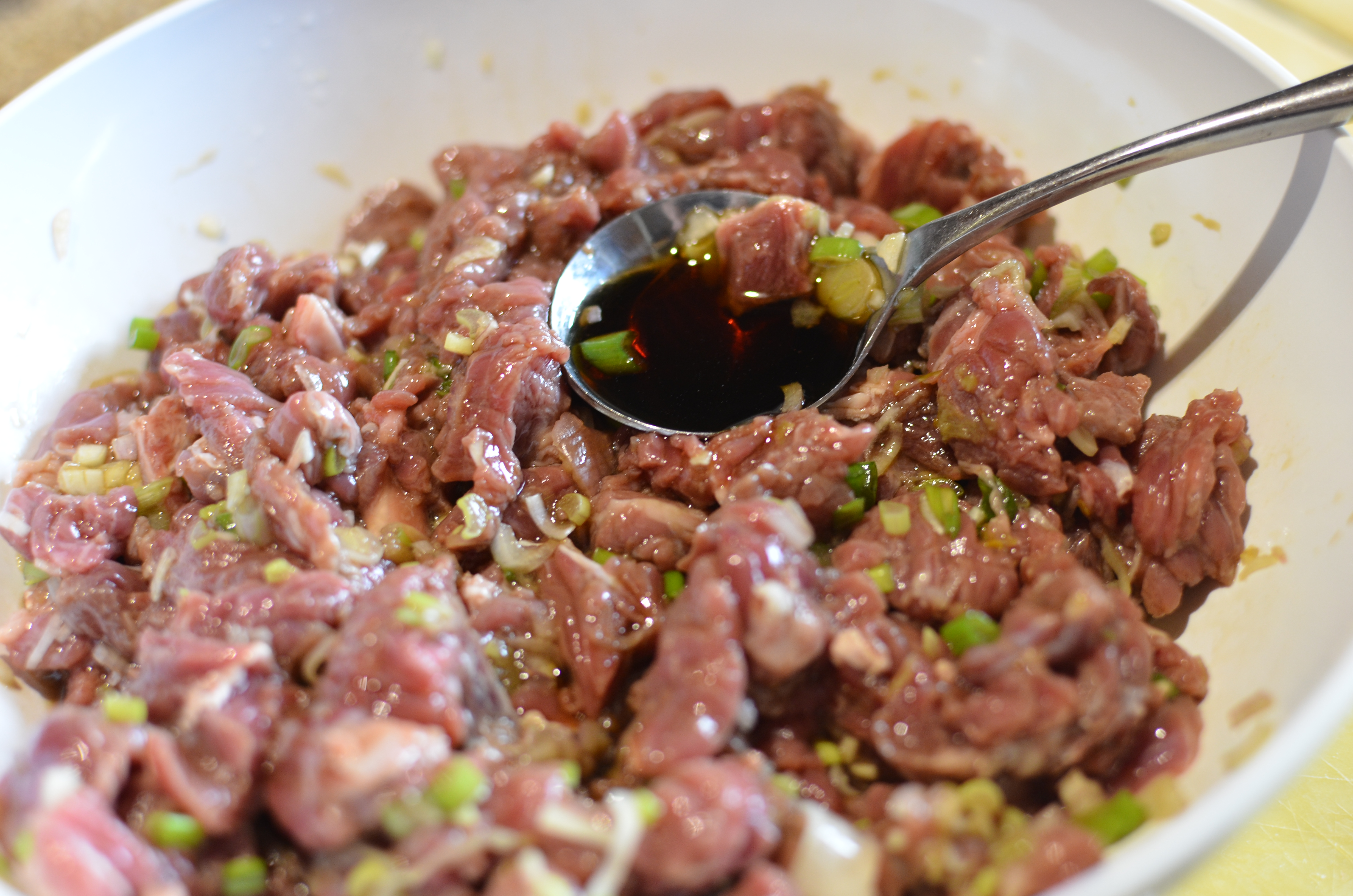 tartare boeuf thai sauce